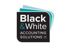 Black And White Accounting Logo