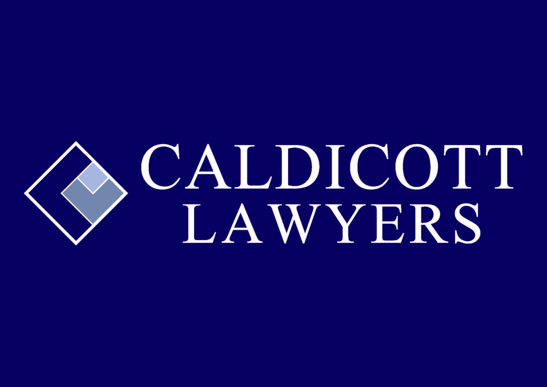 Caldicott Logo Blue
