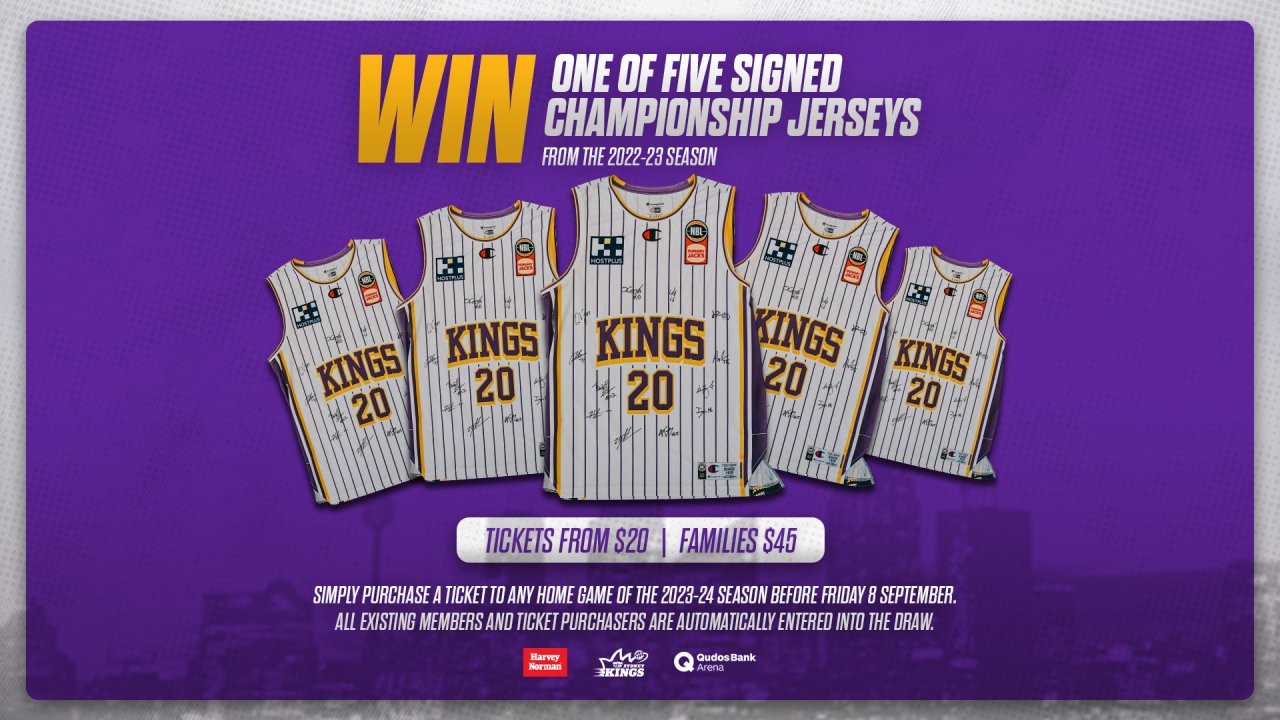 Kings unveil jerseys for NBL24 campaign