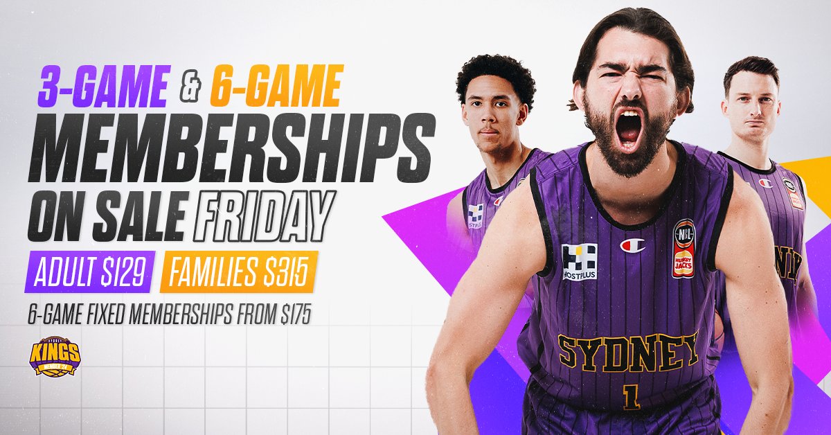 Kings launch new six-game fixed memberships for NBL24