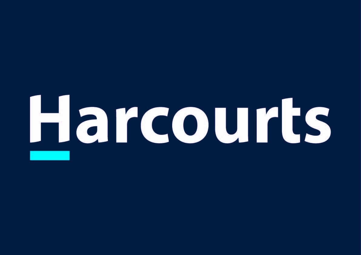 New Harcourts Logo White